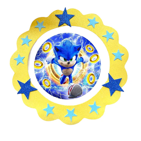 Piñata cumpleaños sonic