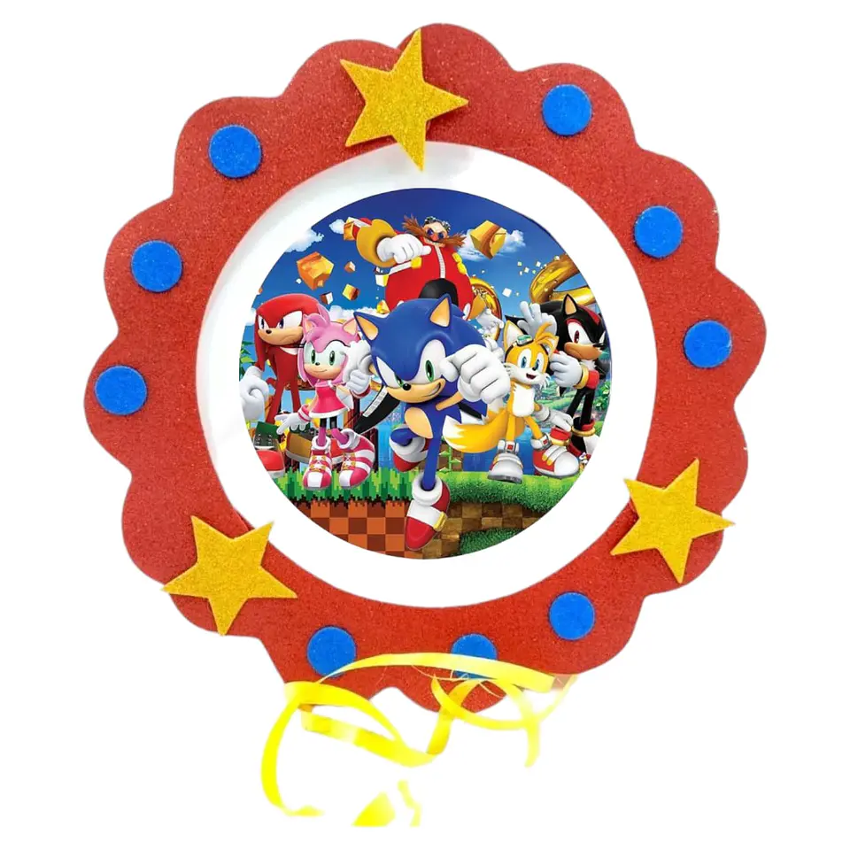 Piñata cumpleaños sonic 1