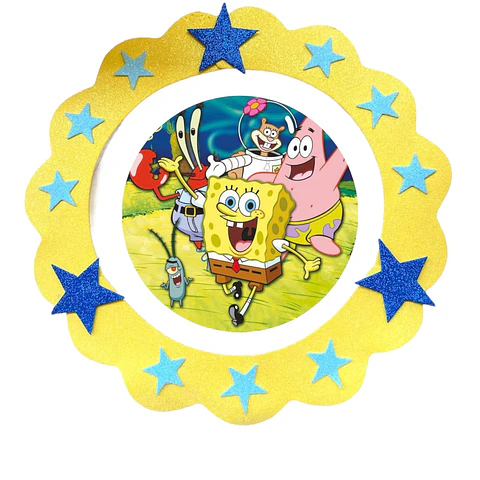 Piñata cumpleaños bob esponja