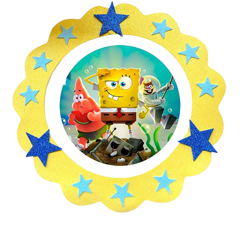 Piñata cumpleaños bob esponja