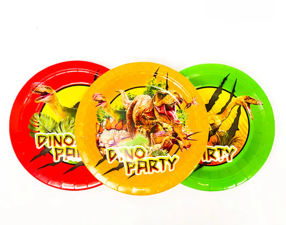 Platos Dinosaurio Jurásico 1