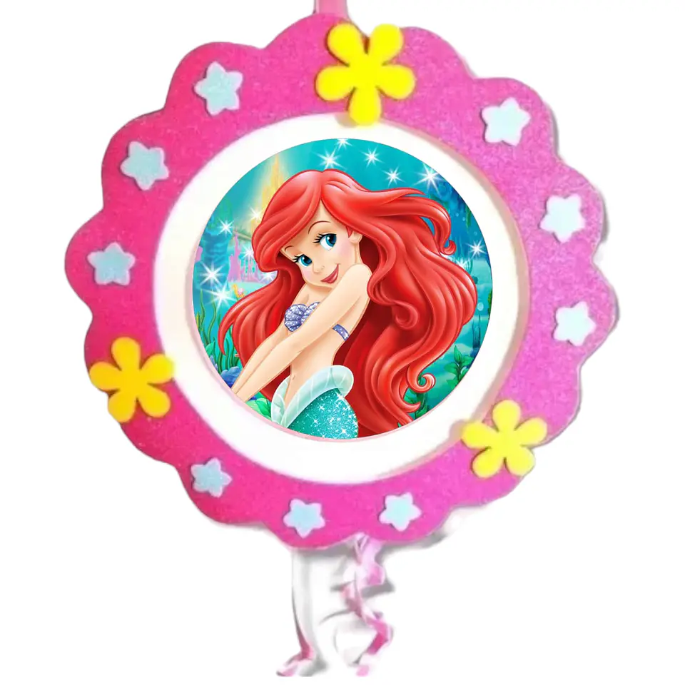 Piñata cumpleaños ariel la sirenita 1