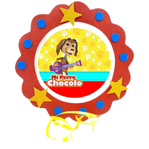 Piñata cumpleaños mi perro chocolo