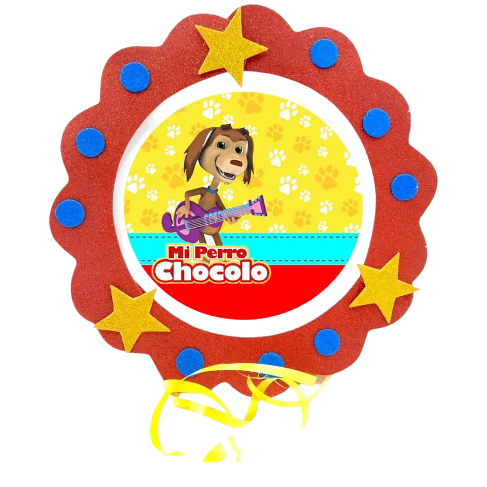 Piñata cumpleaños mi perro chocolo 1