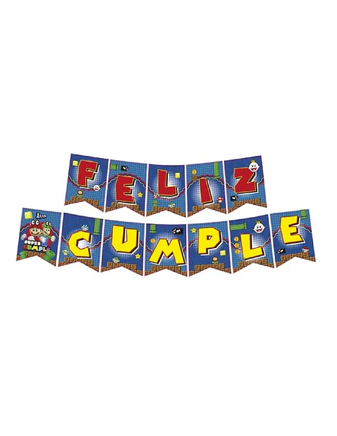 Guirnalda Mario Bros