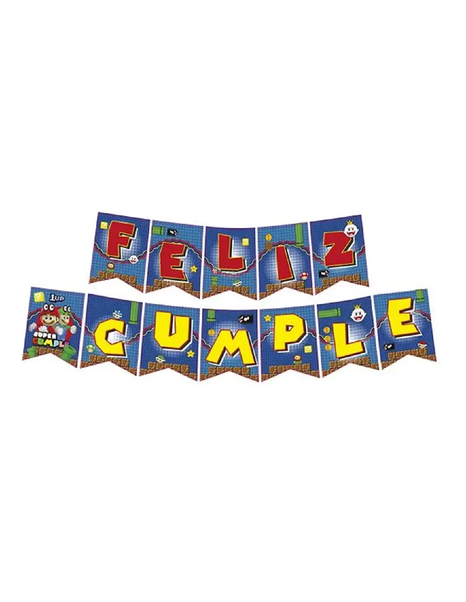 Guirnalda Mario Bros 1