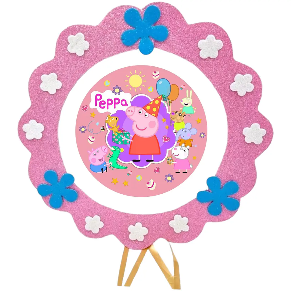 Piñata cumpleaños peppa pig 1