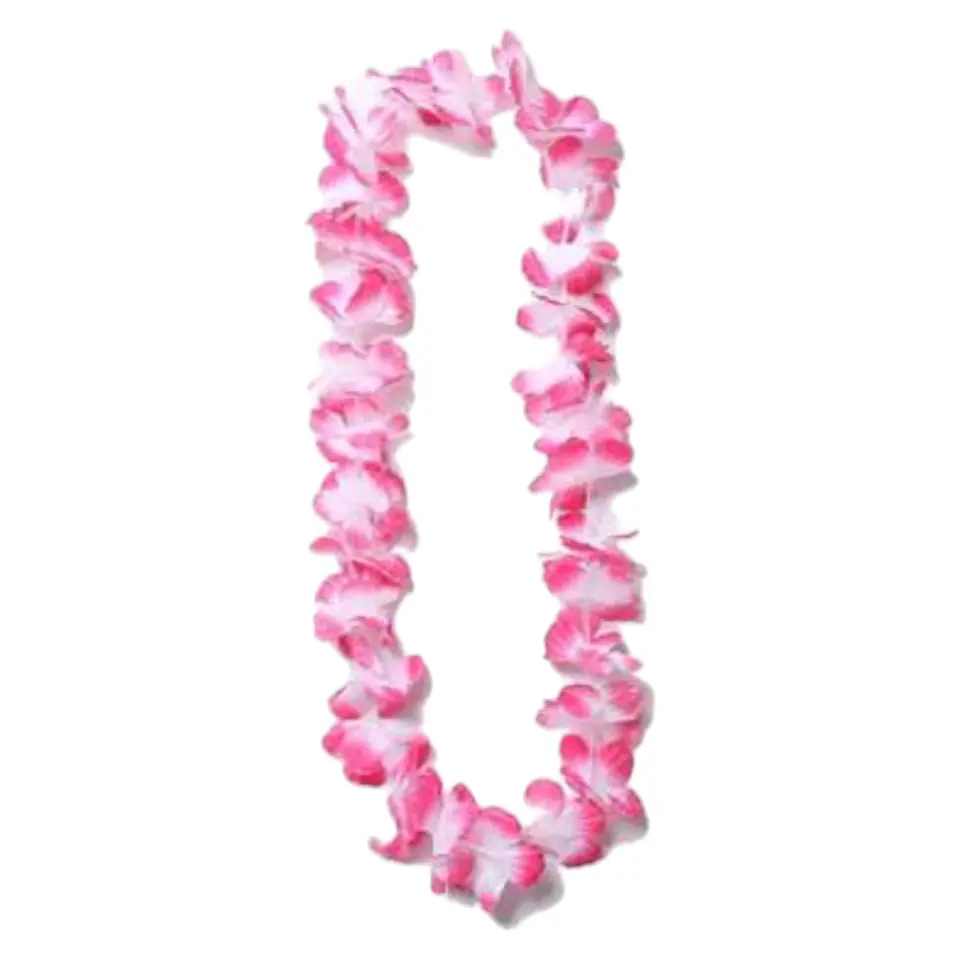 collar hawaiano rosado 6 unidades 1