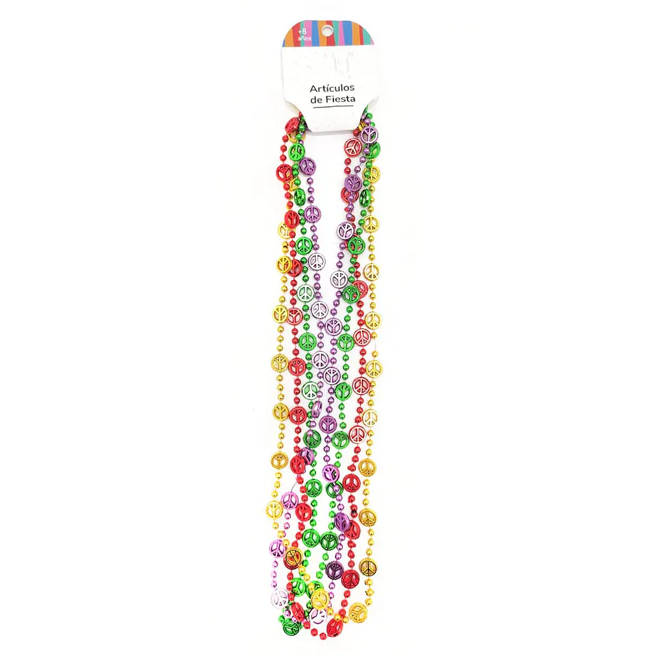 Collar signo paz 6 unidades 1