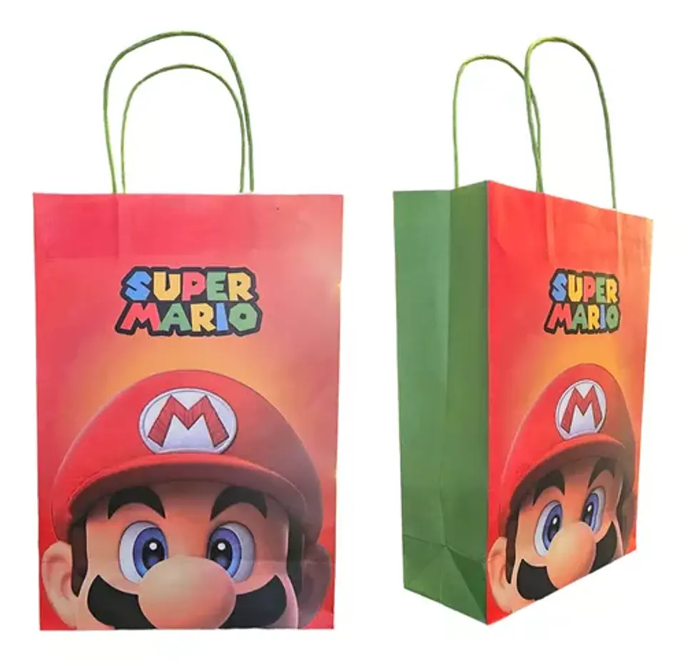 Bolsas papel Kraft mario bros 1