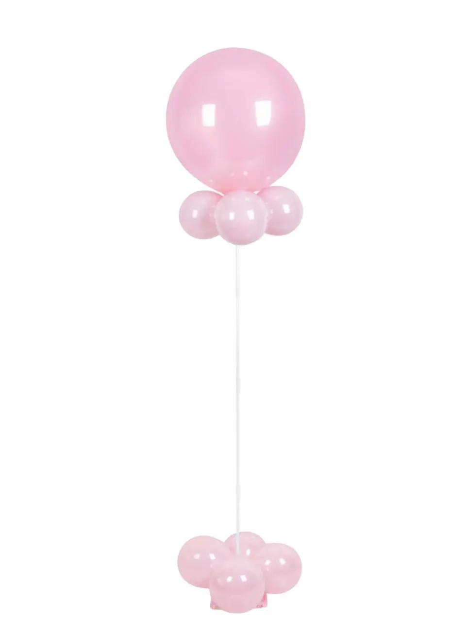 Columna de globos rosa 1