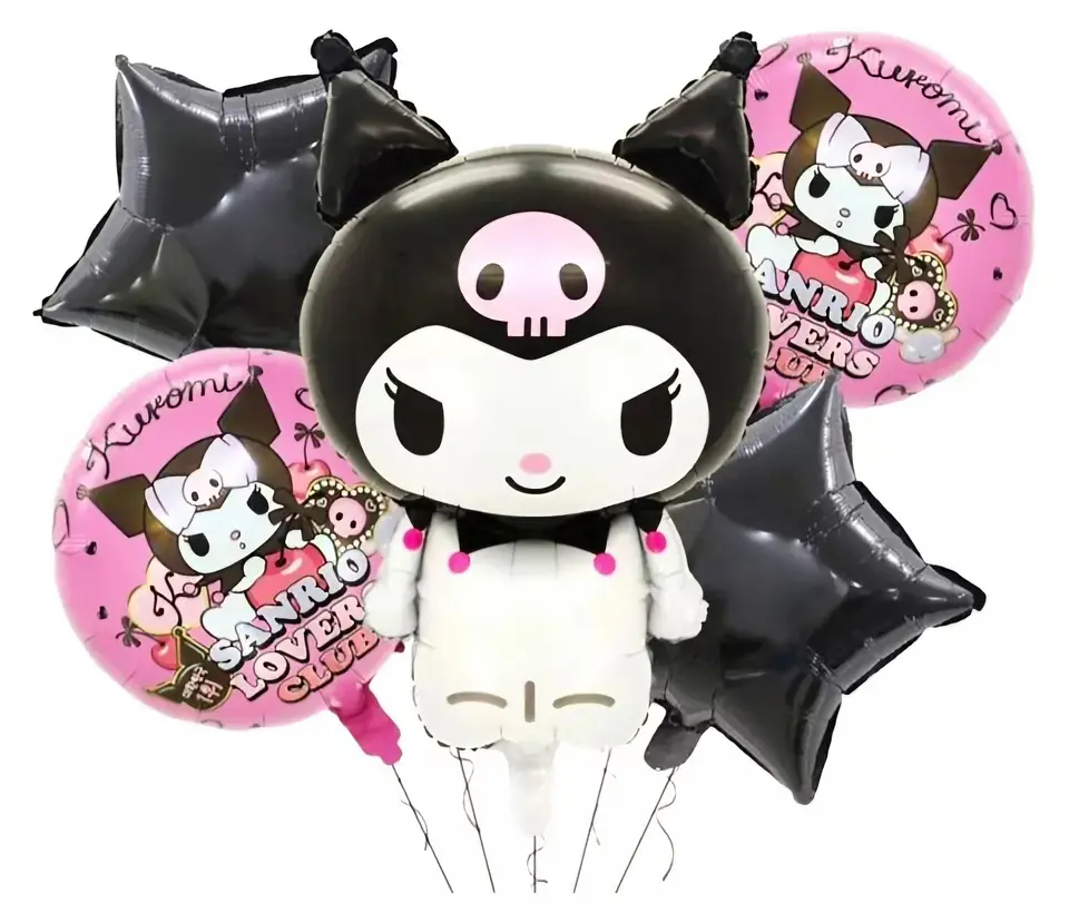 Set de globos kuromi 1