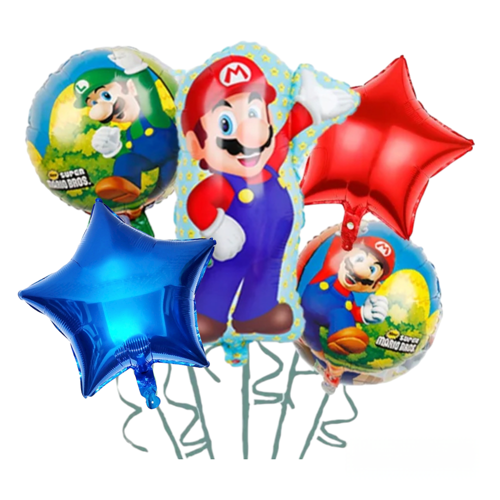 Set de globos Marios Bros