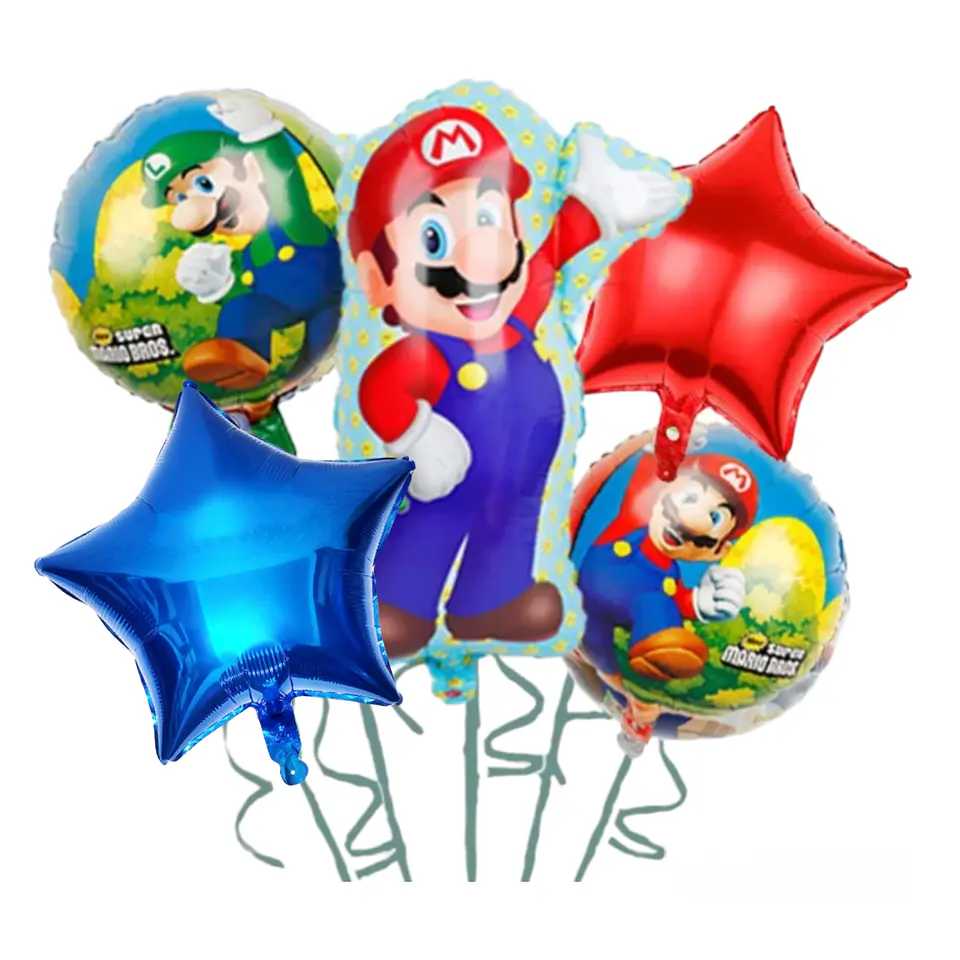 Set de globos Marios Bros 1