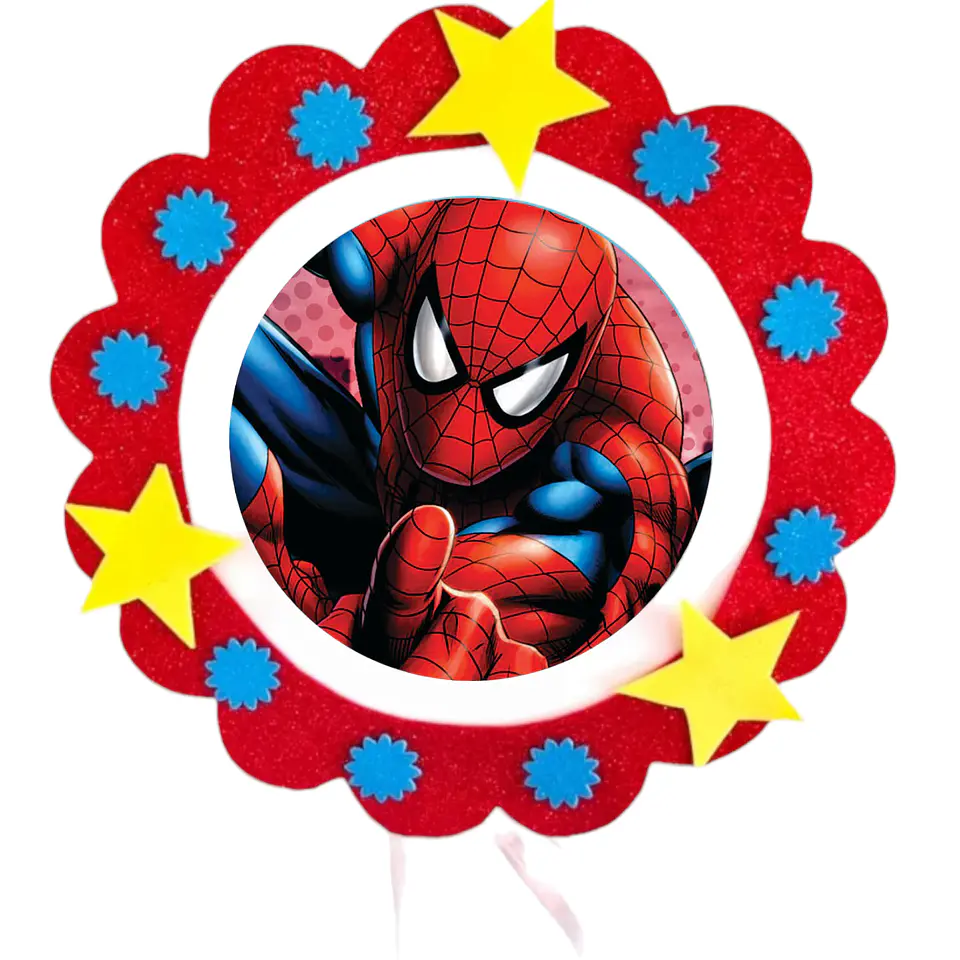 Piñata cumpleaños spiderman  1