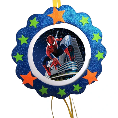 Piñata cumpleaños spiderman 