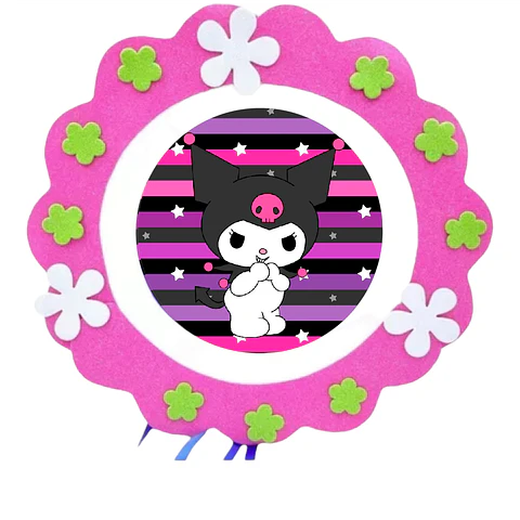 Piñata cumpleaños kuromi 
