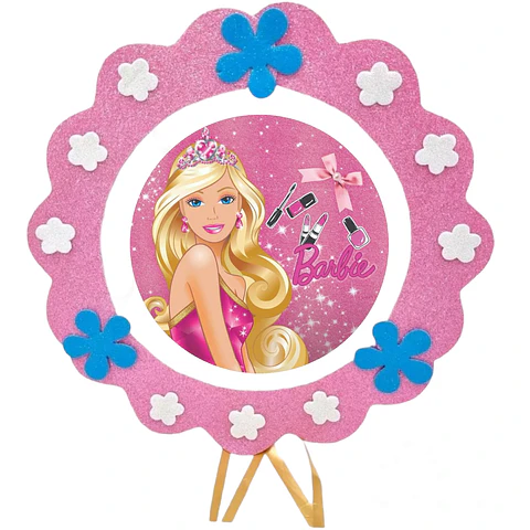 Piñata cumpleaños barbie