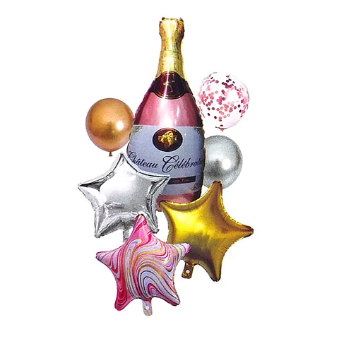 Set de globos botella