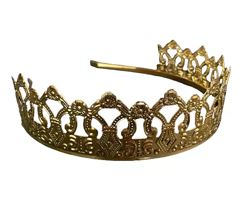 Corona metálica reina 