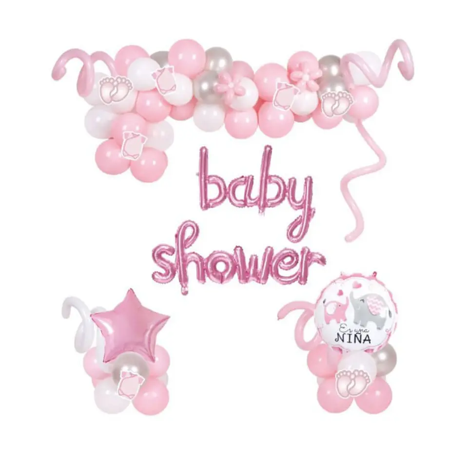 Decoración baby shower niña 1