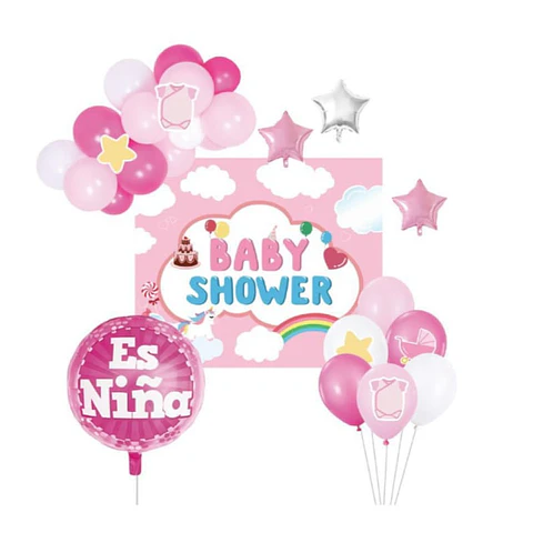 Decoración baby shower niña