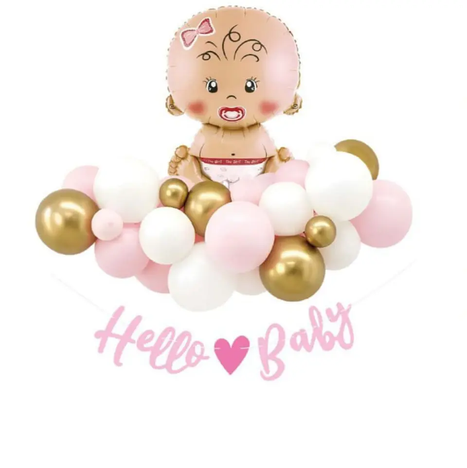 Decoración hello baby niña 1