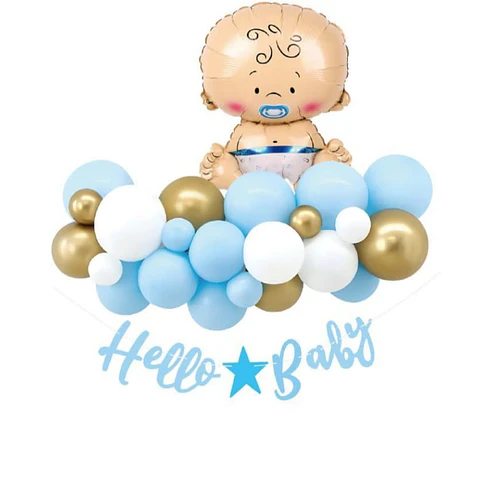 Decoración hello baby niño