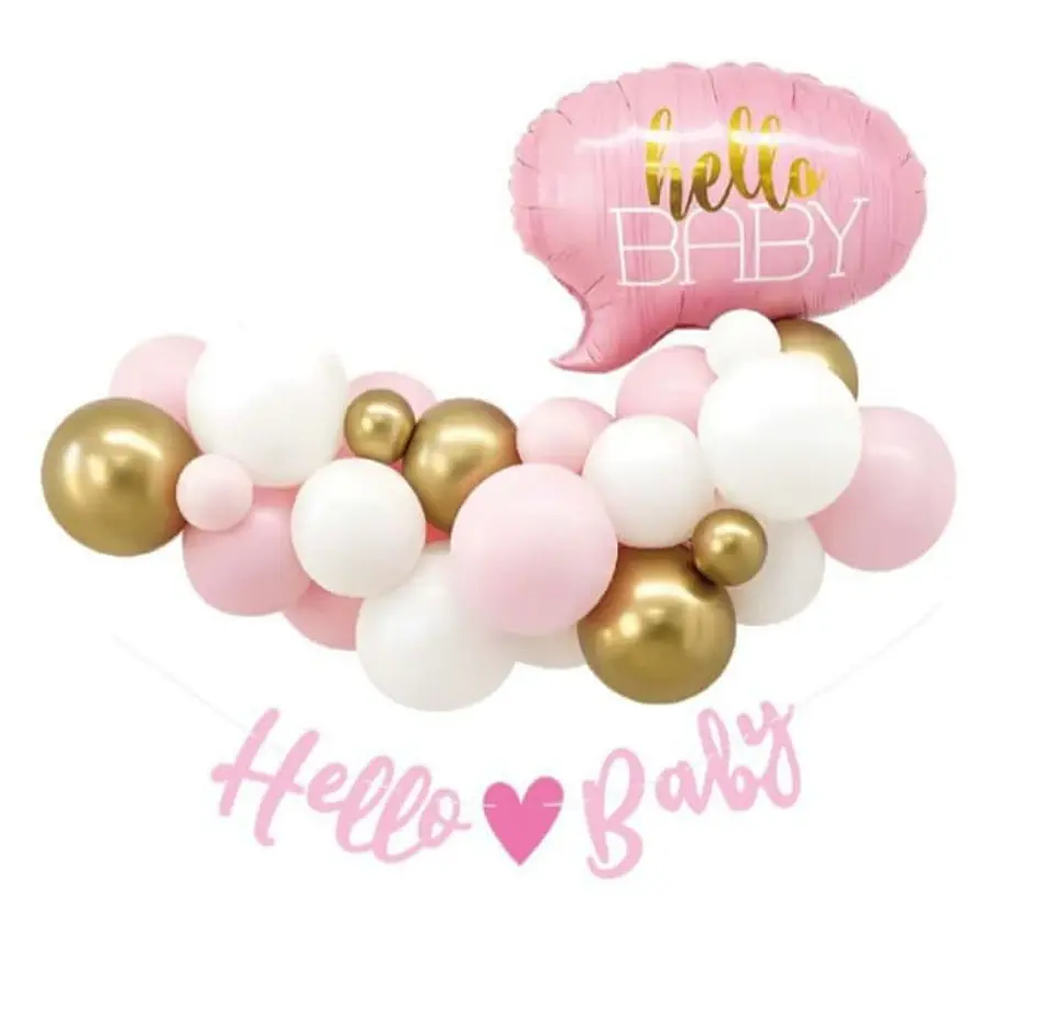 Decoración hello baby niña 1