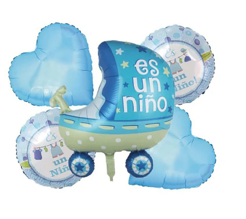Set de globos es una niño