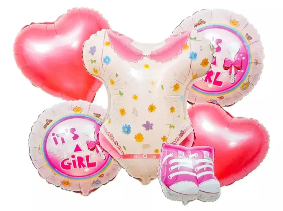 Set de globos decorativos para niña 1