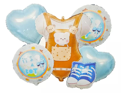 Set de globos decorativos para niño