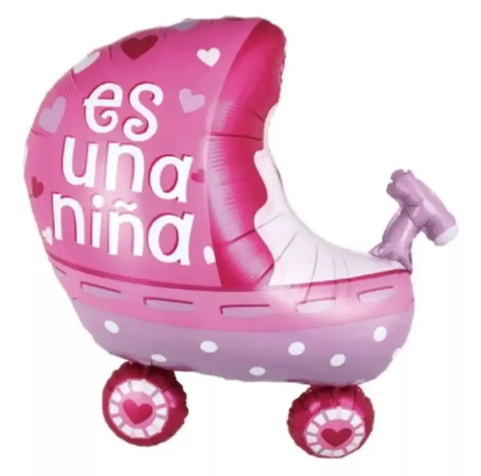 Globo coche decorativo es una niña 1