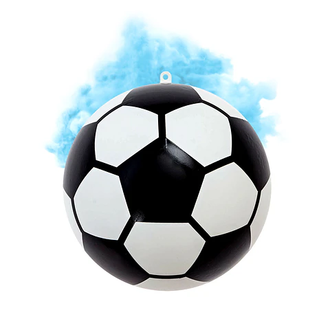 Pelota de fútbol revelación niño