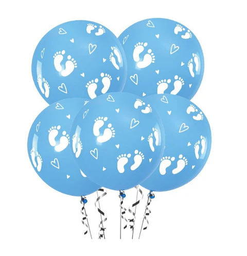 Set de globos decorativos celeste