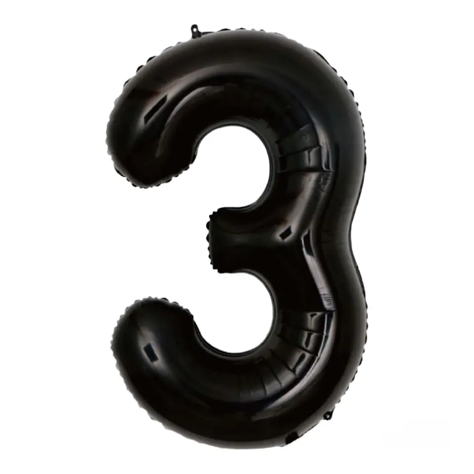 Números del 0-9 Negro  4