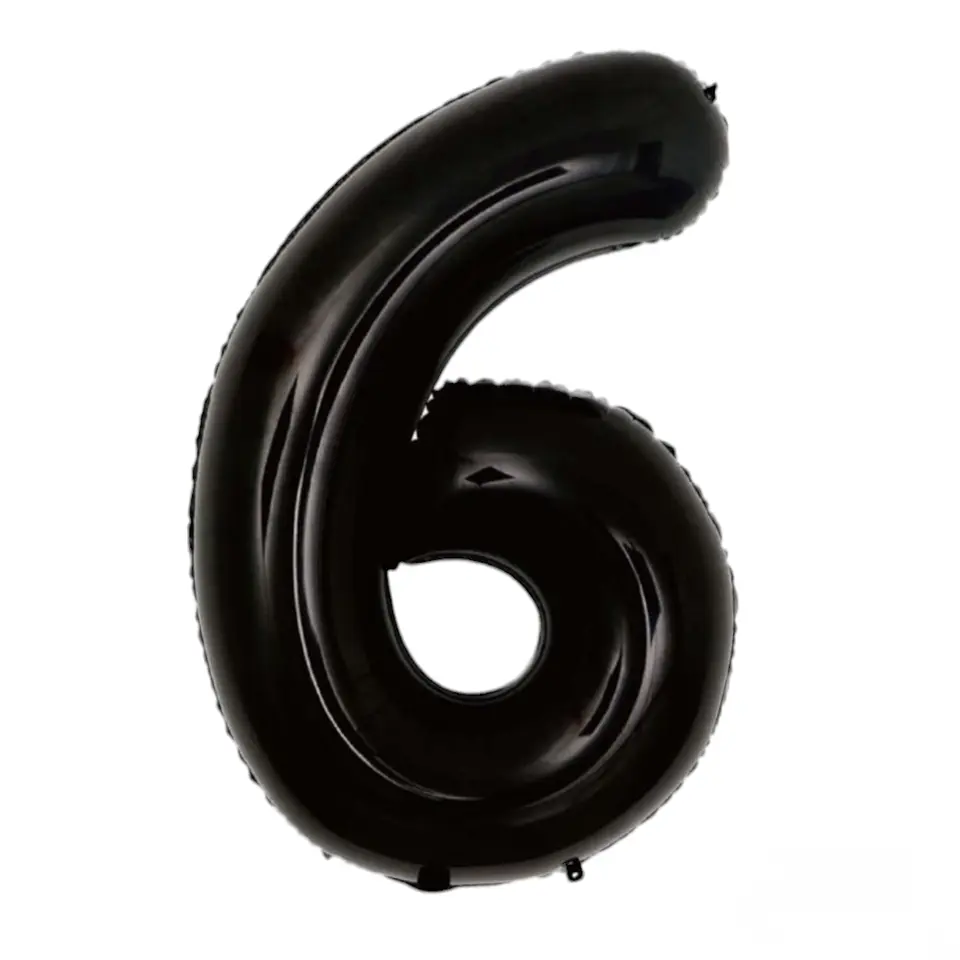 Números del 0-9 Negro  7
