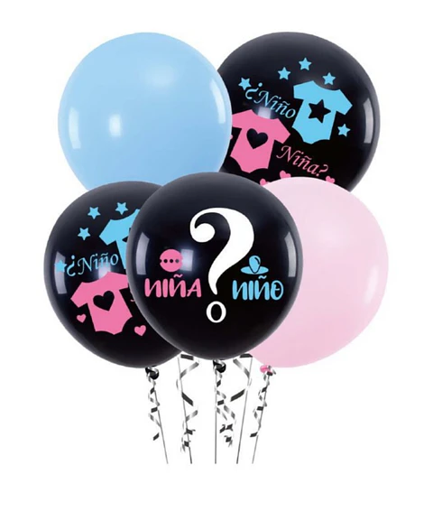Globos decorativos niña niño 