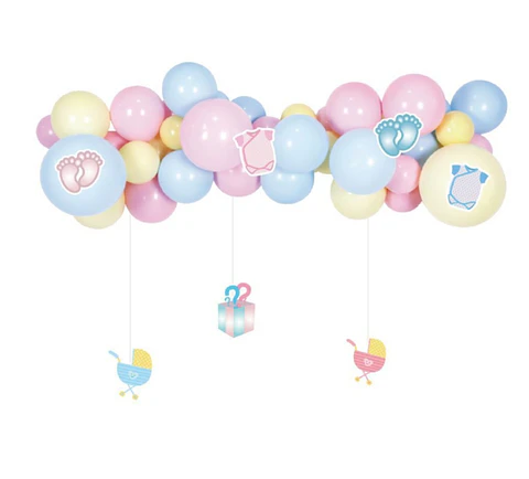 Decoración para baby shower y revelación 
