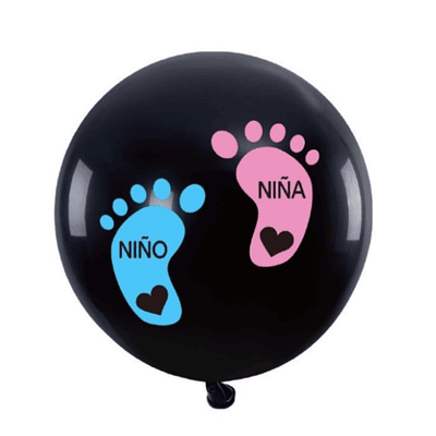 Globos decorativos niño niña 