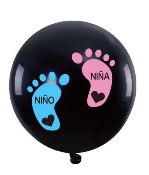 Globos decorativos niño niña 