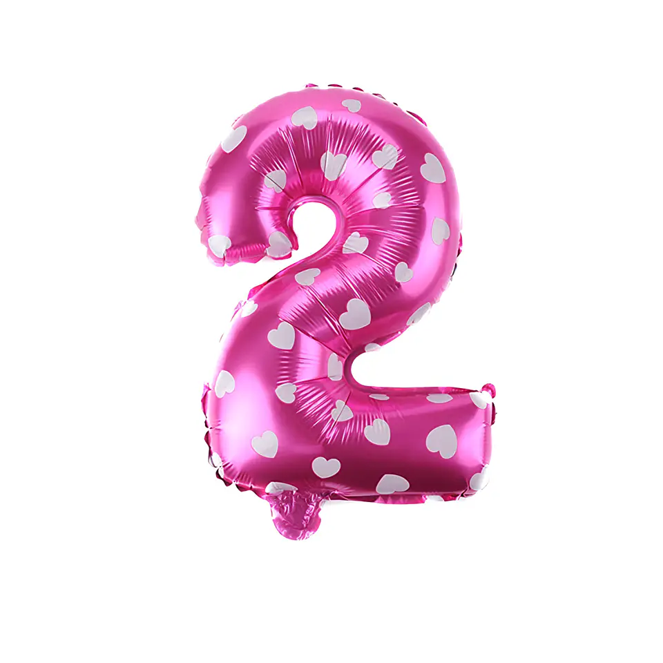 Números del 0-9 Fucsia 3