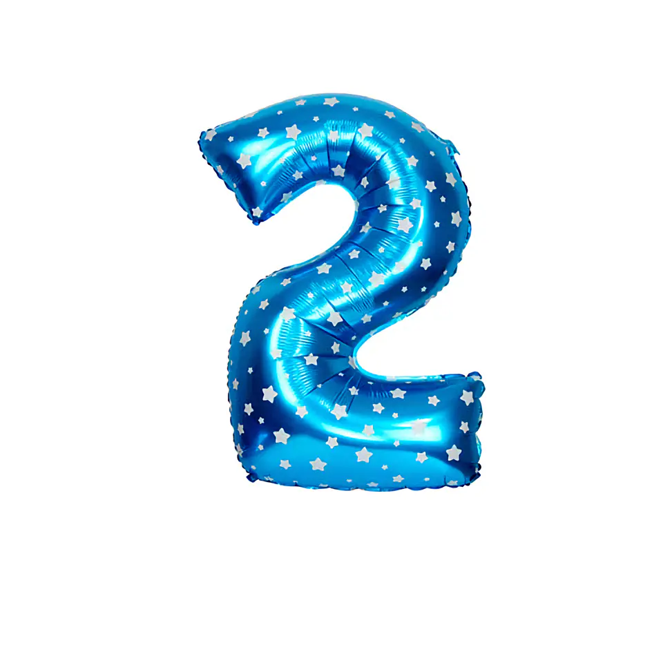 Números del 0-9 azul 3