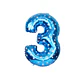Números del 0-9 azul - Miniatura 4