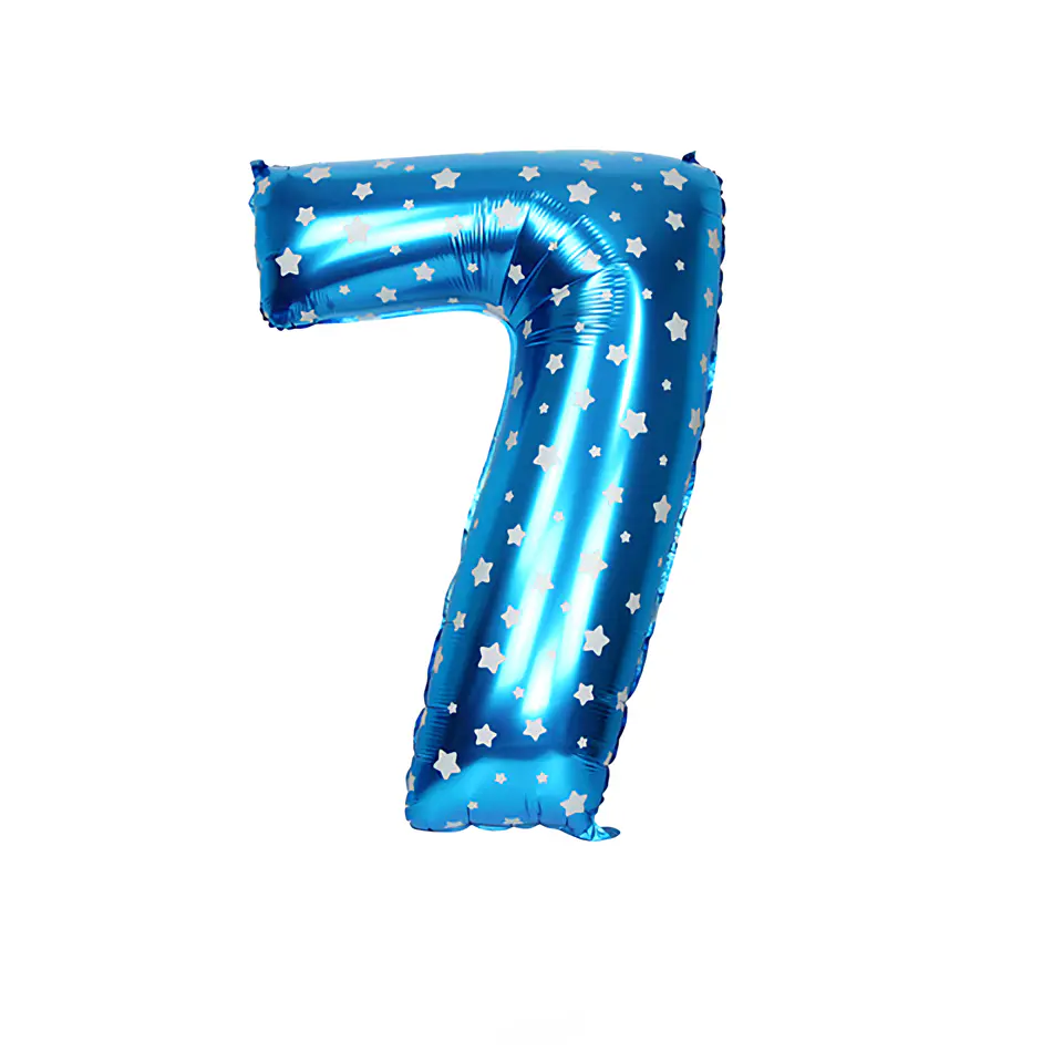Números del 0-9 azul 8