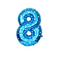 Números del 0-9 azul - Miniatura 9