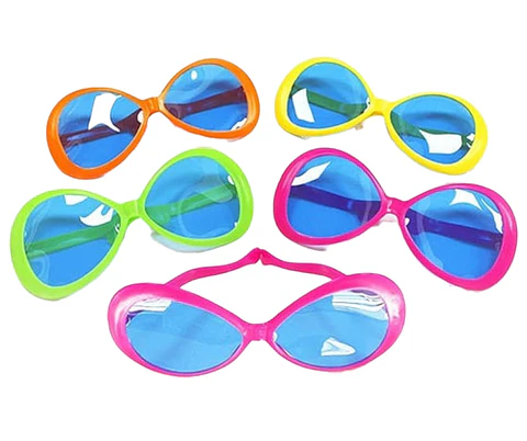 Lentes Flúor gigante 5 unidades 