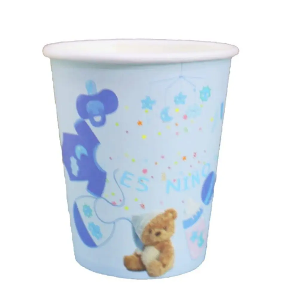 Vasos cartón niño 6 unidades 1