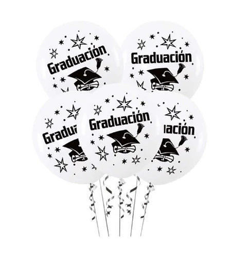 Set de globos látex graduación 
