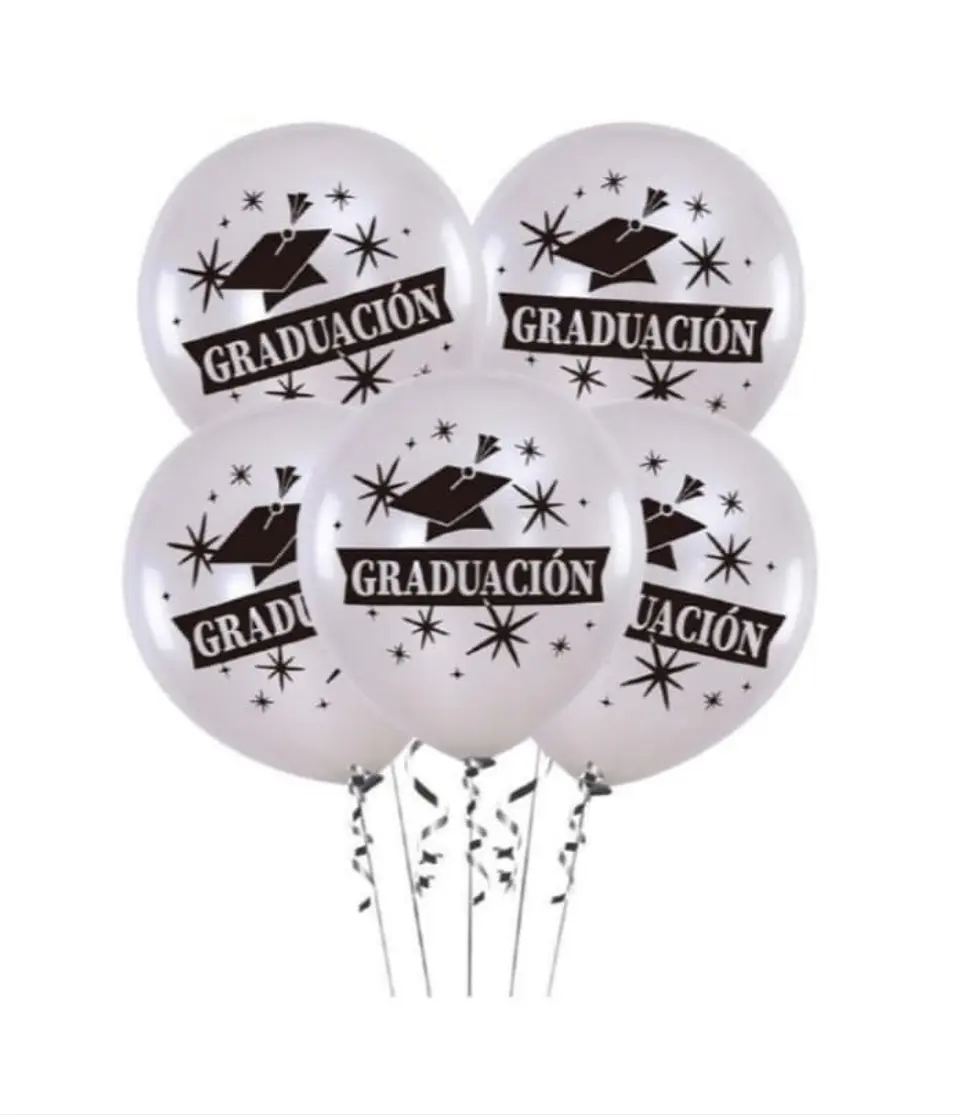 Set de globos látex graduación  1